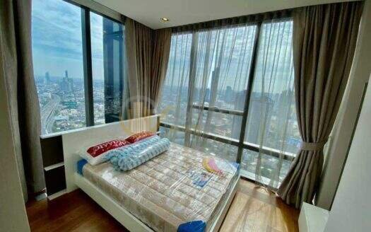LTH4655 – The Bangkok Sathorn FOR RENT 2 beds 2 baths size 119.47 Sq.M. Nearly BTS Surasak station ONLY 89k/Month