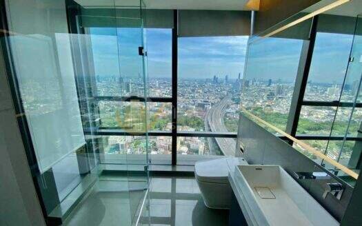 LTH4655 – The Bangkok Sathorn FOR RENT 2 beds 2 baths size 119.47 Sq.M. Nearly BTS Surasak station ONLY 89k/Month