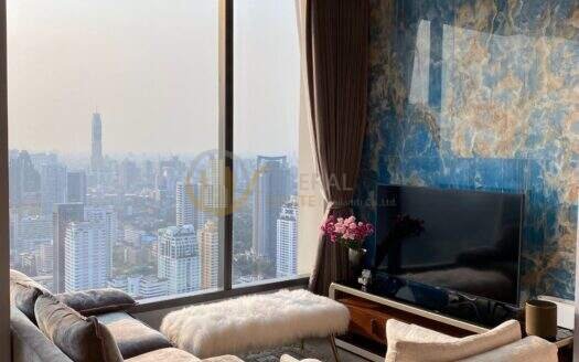 LTH4734 – The ESSE Asoke FOR SALE 2 beds 2 baths size 75.5 Sq.M. Nearby MRT Sukhumvit station ONLY 25 MB