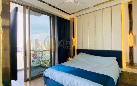 LTH4678 – Magnolias Waterfront Residences FOR RENT 1 bed 1 bath size 80 Sq.M. Nearby BTS Charoennakorn station ONLY 85k/Month