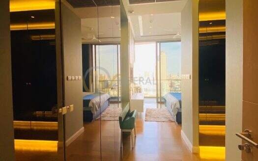 LTH4678 – Magnolias Waterfront Residences FOR RENT 1 bed 1 bath size 80 Sq.M. Nearby BTS Charoennakorn station ONLY 85k/Month