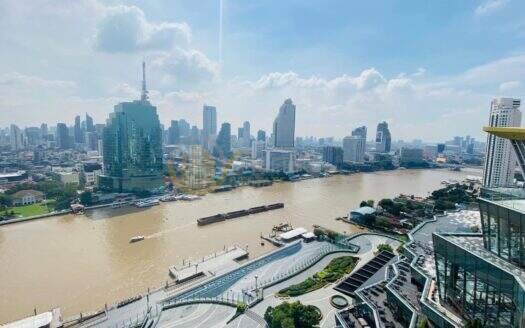 LTH4678 – Magnolias Waterfront Residences FOR RENT 1 bed 1 bath size 80 Sq.M. Nearby BTS Charoennakorn station ONLY 85k/Month