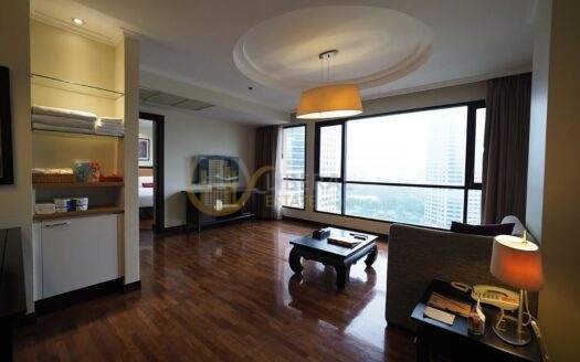 LTH5425 – Service Apartment FOR RENT in Silom 1 bed 1 bath size 115 Sq.M. Nearby MRT Silom station ONLY 58k/Month