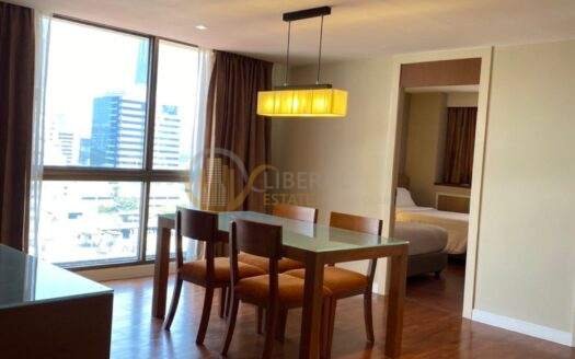 LTH5419 – Service Apartment FOR RENT in Silom 2 beds 2 baths size 130 Sq.M. Nearby MRT Silom station ONLY 70k/Month