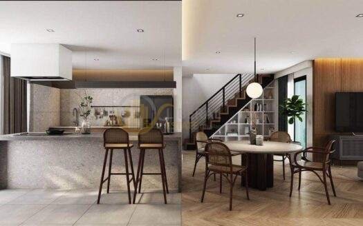 LTH5496 – Townhouse FOR RENT in Sukhumvit 71 3 beds 3 baths size 35 Sq.W. Near BTS Phrakanong station ONLY 80k/Month