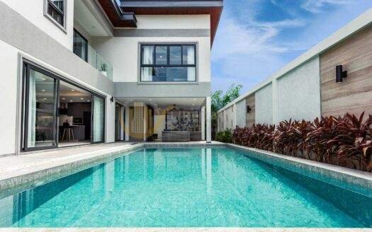 LTHC7005 – For Sale, Pool villa village in Pattaya, 5 mins to Jomtien beach – 97.5 Sq.wah 4 beds 4 baths on 24MB