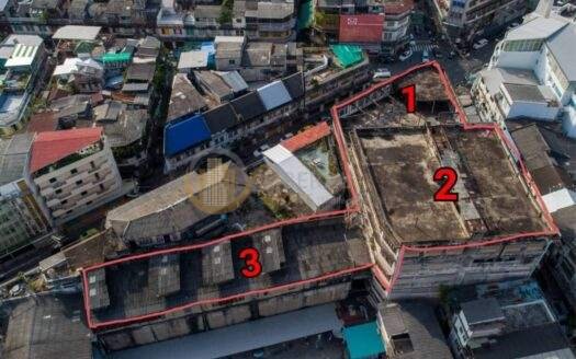 LTHC7592 – Commercial Building FOR SALE near China town size 360.8 Sq.W. Near MRT Hua Lamphong station ONLY 290 MB