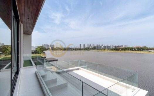 LTHC8674 – Modern Lake House FOR SALE in Muangthong Thani size 951 sq. M Nearby BTS Wat Phra Si Mahathat Station ONLY 109 MB