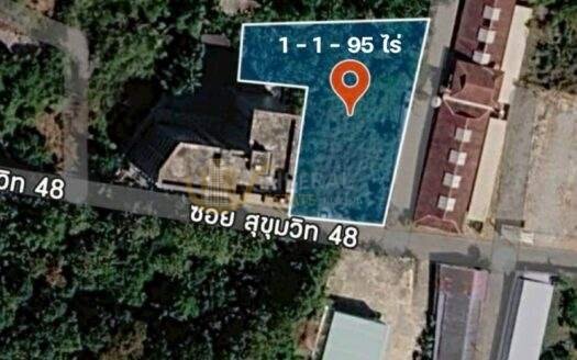 Prime Land for Sale Udom Suk | Peaceful Living Best Value | Near BTS Udom Suk | 35,700,000 THB | ที่ดินขาย อุดมสุข ทำเลสงบ คุ้มค่า ใกล้ BTS อุดมสุข 35,700,000 บาท – LTHC14877