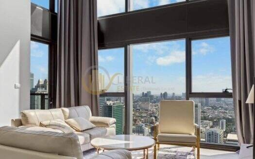 LTHC16023 – Duplex Condo for Rent Silom | The Lofts Silom | Near BTS Surasak | 95K/Month | คอนโดดูเพล็กซ์ให้เช่า เดอะ ลอฟท์ สีลม