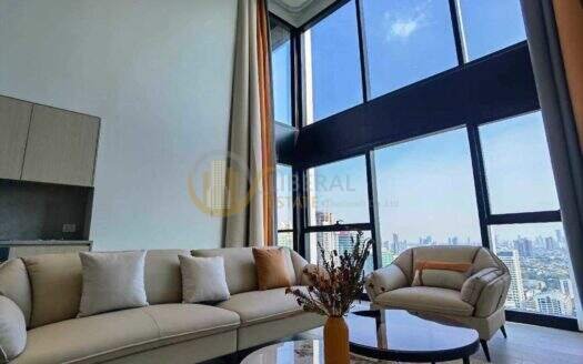 LTHC16025 – Duplex Condo for Rent Silom | The Lofts Silom | 108 sqm | 2 Bed 2 Bath | BTS Surasak | 85K | คอนโดดูเพล็กซ์ให้เช่า สีลม