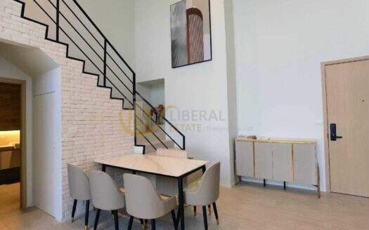 LTHC16025 – Duplex Condo for Rent Silom | The Lofts Silom | 108 sqm | 2 Bed 2 Bath | BTS Surasak | 85K | คอนโดดูเพล็กซ์ให้เช่า สีลม