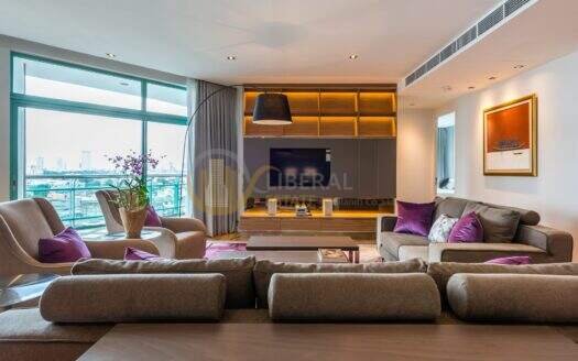 LTH16061 – Luxury Condo for Rent Riverside Bangkok | Chatrium Riverside Bangkok | 250 sq.m. | 4 Beds 4 Baths | BTS Charoen Nakhon | 170K | คอนโดหรูให้เช่า ริเวอร์ไซด์ กรุงเทพฯ