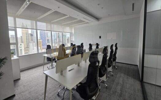 LTH16110 – Office Space for Rent Witthayu | 138 sq.m. | CRC Tower | All Seasons Place | 191,820 THB | สำนักงานให้เช่า วิทยุ