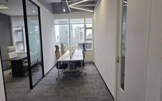 LTH16111 – Office Space for Rent Witthayu | 95 sq.m. | CRC Tower | All Seasons Place | 132,050 THB | สำนักงานให้เช่า วิทยุ