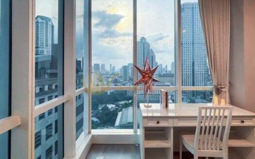 LTHC16175 – Luxury Condo FOR SALE The Room Sathorn 78 sqm. 2 Beds 2 Baths Near BTS Surasak & Saint Louis 12.5MB