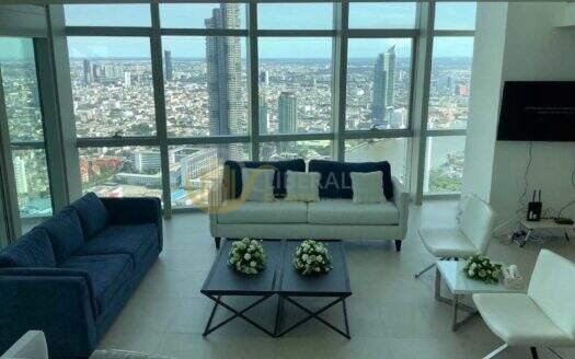 LTH16232 – Condo FOR RENT THE RIVER CONDOMINIUM | Duplex Penthouse | 410 sq.m. | 3 Bed 4 Bath | BTS Charoen Nakhon | 400K/Month | คอนโดให้เช่า เจริญนคร