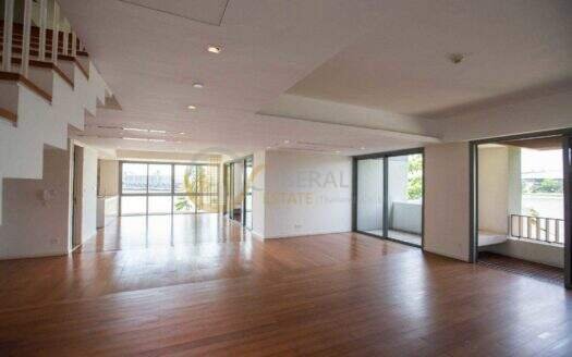 LTH162333 – Ultra-Luxury Triplex Condo FOR RENT The Pano Rama 3 | 452.77 sq.m. | 3 Beds | 4 Baths + Maid Room | Private Garden & Pool | River View | 180K/Month | คอนโดหรูให้เช่า พระราม 3