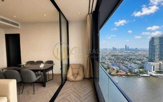 LTH162342 | Chapter Charoennakhon Riverside | River View | 79 Sq.m. | 2 Beds | 2 Baths | 18MB
