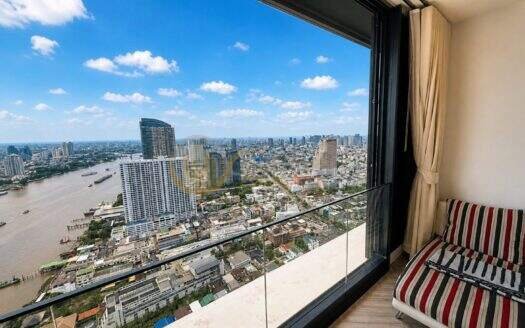LTH162342 | Chapter Charoennakhon Riverside | River View | 79 Sq.m. | 2 Beds | 2 Baths | 18MB