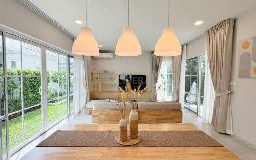 LTH16406 – House For Rent | Chaiyapruek Bangna Km.15 | 184 Sq.m. | 3 Beds | 4 Baths | Home Office | 75K/Month