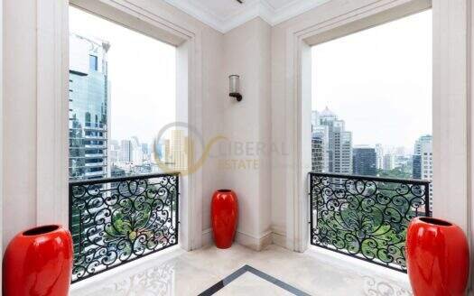 LTH16309 – Luxury Condo For Rent | 98 Wireless | Near BTS Phloen Chit | 121.04 Sq.m. | 2 Beds | 3 Baths | 250K/Month