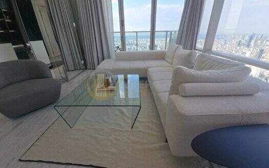 LTHC16285 – Luxury Riverfront Residence For Rent | Four Seasons Private Residences Bangkok | BTS Saphan Taksin | 116 Sq.m. | 2 Beds | 3 Baths | 250K/Month