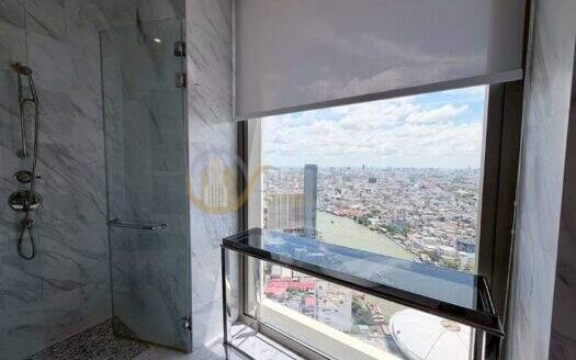 LTH16373 – Luxury Condo for Rent | The Residences of Mandarin Oriental Bangkok | BTS Krung Thon Buri | 222 Sq.m. | 3 Beds | 3 Baths | 350K/Month