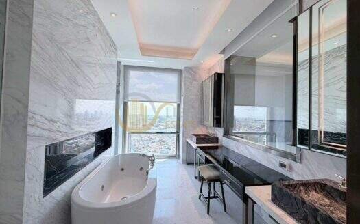 LTH16373 – Luxury Condo for Rent | The Residences of Mandarin Oriental Bangkok | BTS Krung Thon Buri | 222 Sq.m. | 3 Beds | 3 Baths | 350K/Month