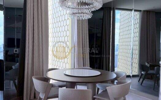 LTH16373 – Luxury Condo for Rent | The Residences of Mandarin Oriental Bangkok | BTS Krung Thon Buri | 222 Sq.m. | 3 Beds | 3 Baths | 350K/Month